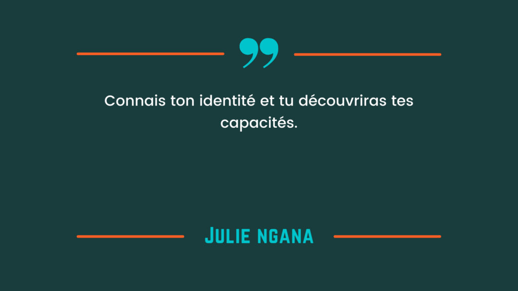 Spiritualité- Julie Ngana- Identité personnelle
